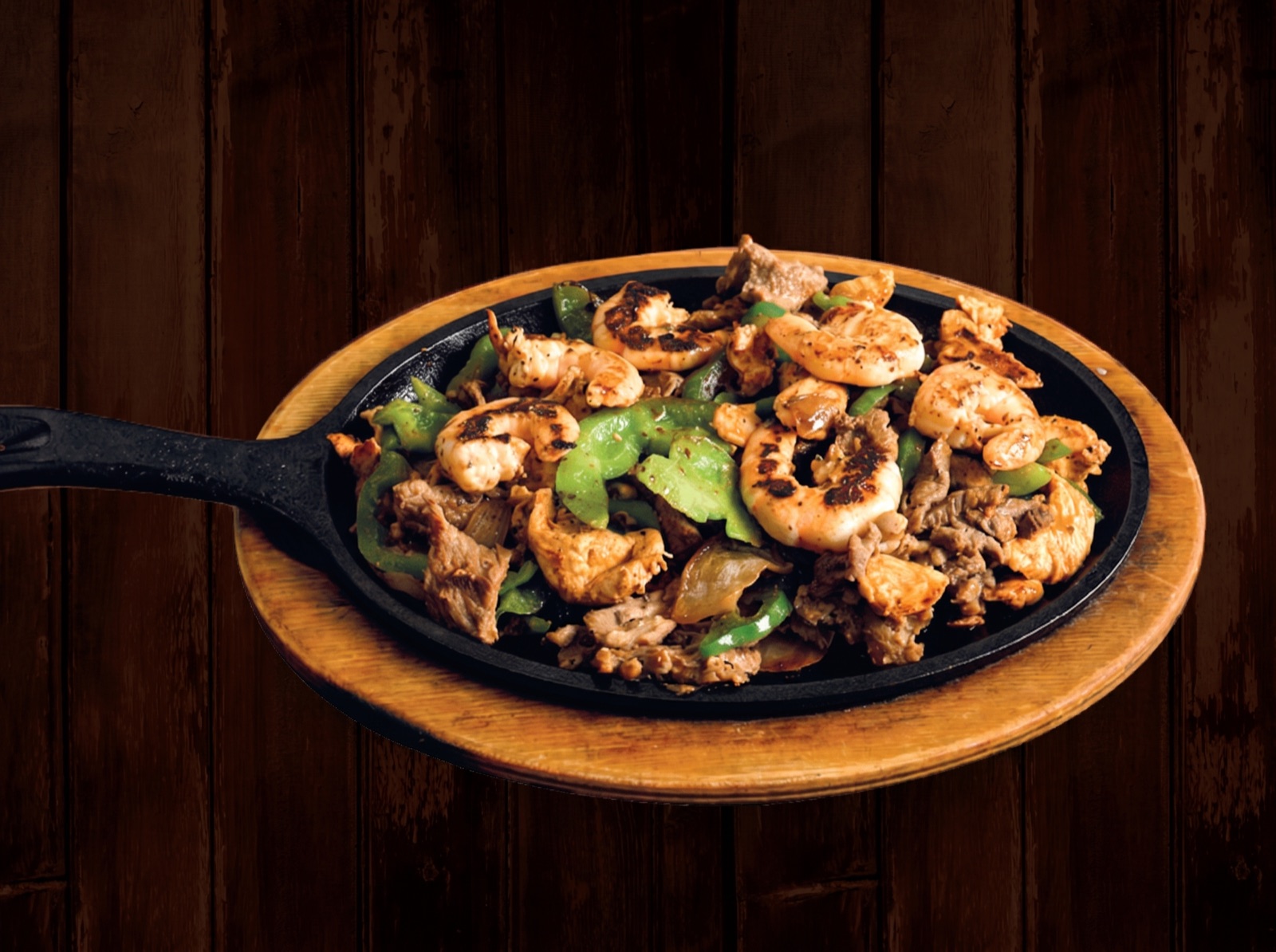 Camarones a la diabla in spicy red sauce